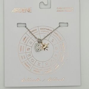New Cubic zironia zodiac necklace "cancer"